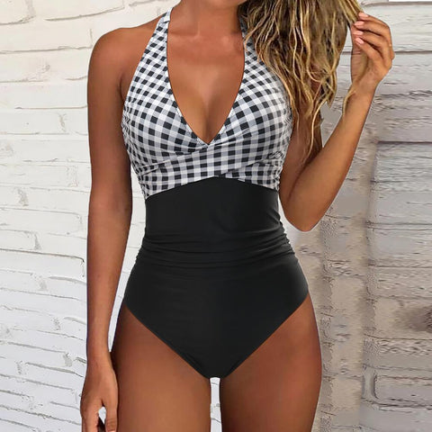 One Piece Swimsuit Women Tummy Control One Piece Swimsuits High Waisted Sexy -OS00054-Veeddydropshipping