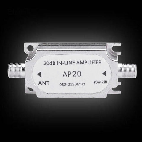 Hot Satellite Signal Booster Amplifier 20dB In-line 950-2150MHZ -CE00898-Veeddydropshipping