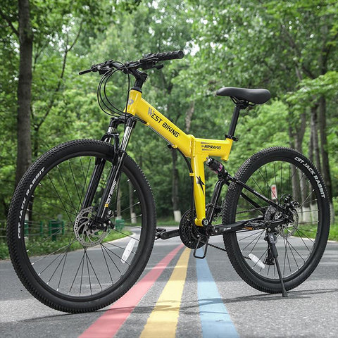 Foldable 27.5 Inch Mountain Bike 27 Speed BMX MTB Bicycle Men Women Shock -OS01070-Veeddydropshipping