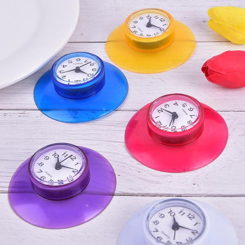 Bathroom Kitchen Waterproof Sucker Clock Shower-HA01027-Veeddydropshipping
