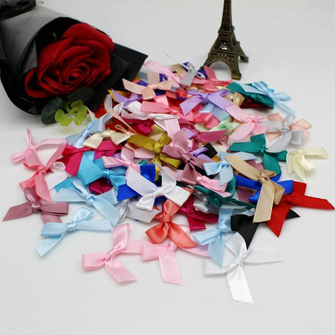 Ribbon Satin Bow Flower Craft Decoration Handwork-HA00028-Veeddydropshipping