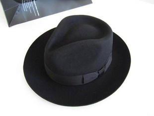 Adult Fashion Trilby Hats Popular Headwear Wool-MF01013-Veeddydropshipping