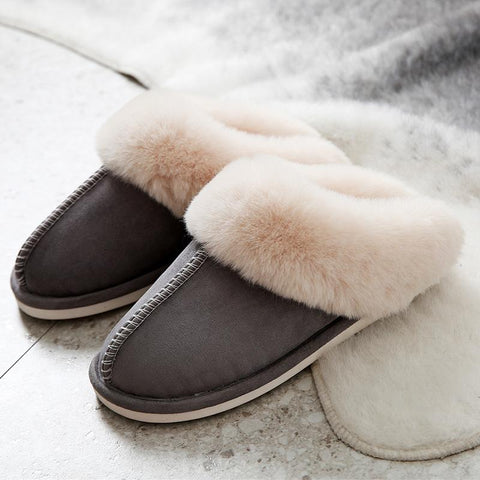 Suede Fashion New Warm Indoor Men Slipper Sandals Home-BS01114-Veeddydropshipping