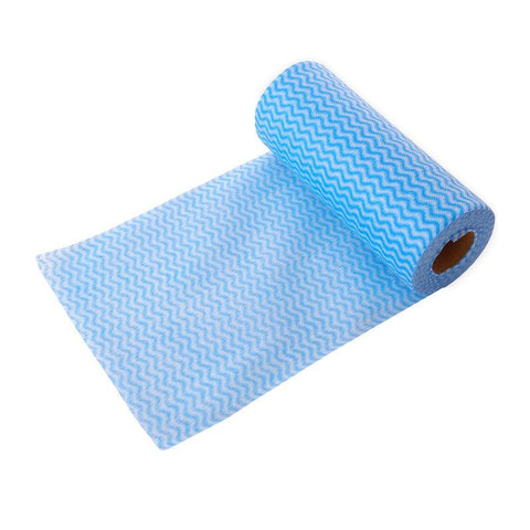 50 Sheet/roll Disposable Cleaning Towels Kitchen Dish Cloths Dish Rags Non Woven -OS00176-Veeddydropshipping