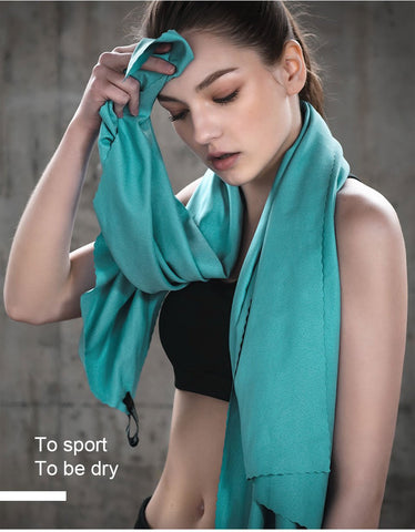 Beach Towel Compact Microfiber Towel Swimming Towel Antibacterial Quick Dry -OS00057-Veeddydropshipping
