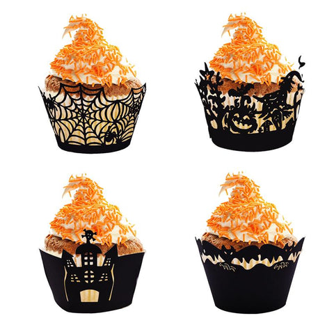 Cupcake Wrapper Baking Cup Hollow Out Paper-HA01877-Veeddydropshipping