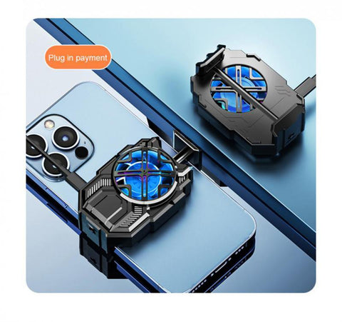 Universal Mini Mobile Phone Cooling Fan Radiator Turbo Hurricane Game Cooler Cell Phone-PA00671-Veeddydropshipping