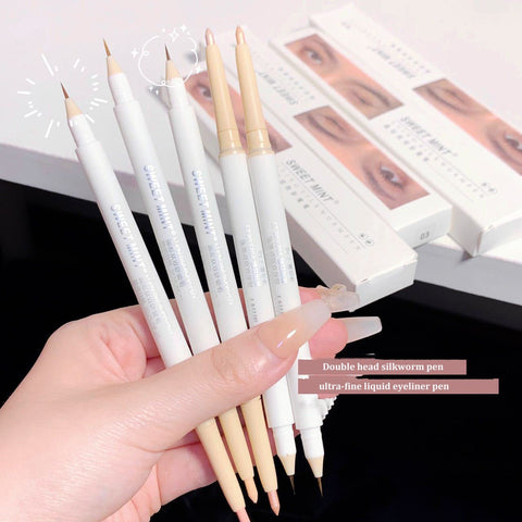 Rose Pink Lying Silkworm Eyeliner Gel Pen-BH00609-Veeddydropshipping