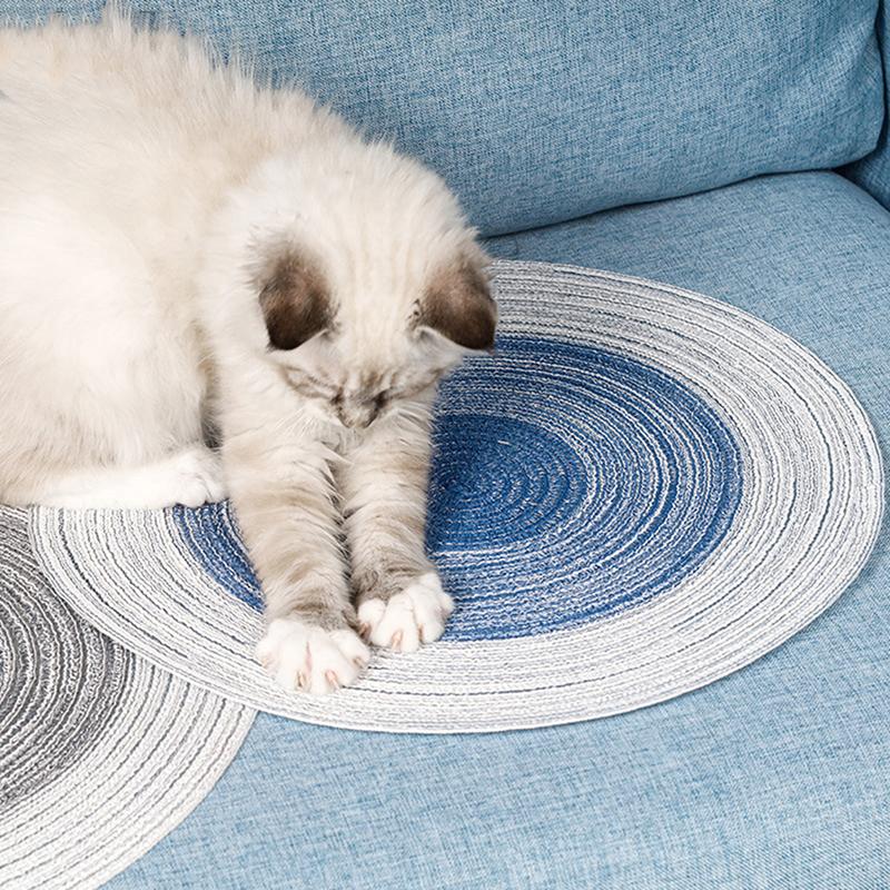 Hand-crafted Ramie Mat For Cats-HA01446-Veeddydropshipping