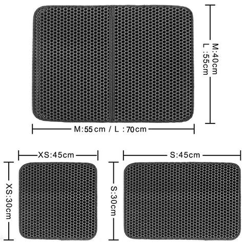 Litter Box Mat Clean Pad Cats Accessories-HA01378-Veeddydropshipping