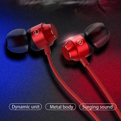 Metal in ear type-C earphone wired earphone with earplug subwoofer earphone-CE00159-Veeddydropshipping
