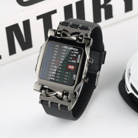 Smartwatch Square  LED Digital Casual Bracelet Wrist Watch-JW01145-Veeddydropshipping