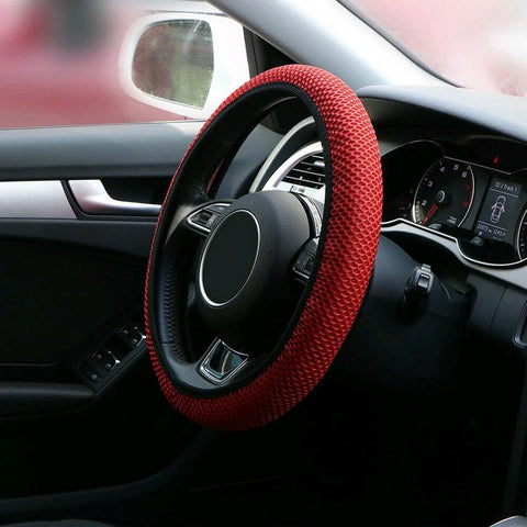 Wheel Cover 38cm Fabric Net Anti Slip Protect Steering Cover-AM01479-Veeddydropshipping