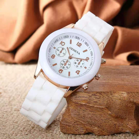 simple Casual Quartz Watch Women Crystal Silicone Watches -JW00948-Veeddydropshipping