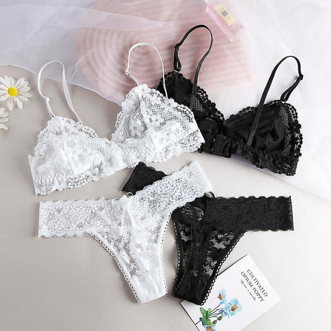 Sexy Women Bra Briefs Set-WF00731-Veeddydropshipping