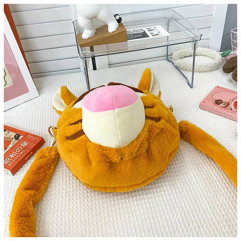 Cartoon Pooh Bear Plush Bag Doll Shoulder Bags-TB00081-Veeddydropshipping