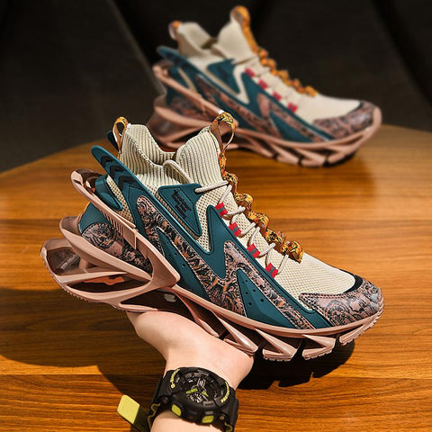 Mens Shoes Tenis Luxury Shoes Trainer Race Breathable Shoes-BS01404-Veeddydropshipping