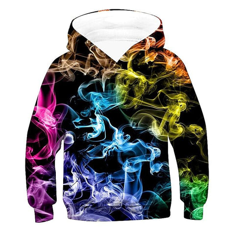 New Hot Sale Kids Boys&#39; Hoodie Sweatshirt Long Sleeve 3D Print Optical-TB01341-Veeddydropshipping
