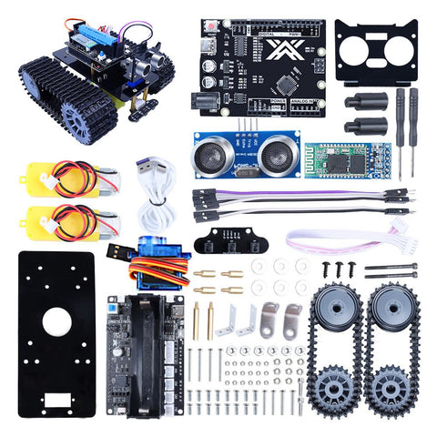 4WD Smart Automation Robot Car Kits For Arduino Project Upgraded -CE00657-Veeddydropshipping
