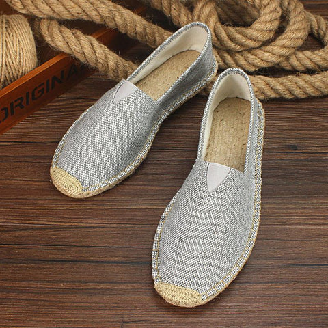 Breathable  Casual Shoes Slip-On Hemp Shoes Graffiti-BS01349-Veeddydropshipping