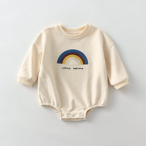 Baby Boys Girls Clothes Spring Print Baby Footed Romper Fashion-TB00314-Veeddydropshipping