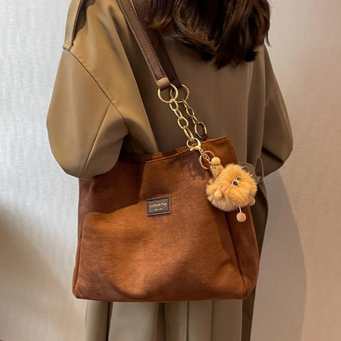 handbags for women Winter soft warm Female bag luxury office tote-BS00104-Veeddydropshipping