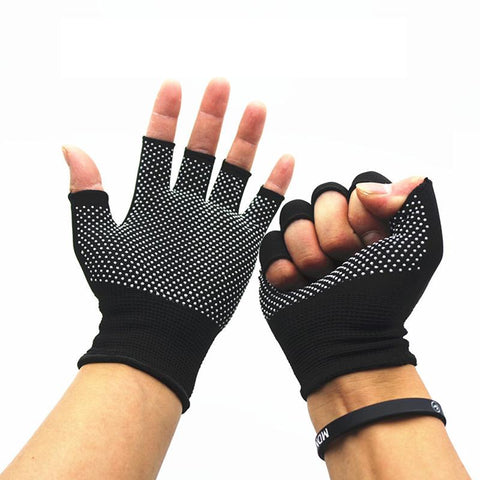 New 1pair MTB Bike Bicycle Gloves Nylon Cycling Gloves Breathable Anti-slip Outdoor -OS01074-Veeddydropshipping
