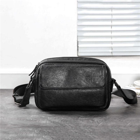 Leather Small Crossbody Shoulder Bags Male Purse High Quality-BS00399-Veeddydropshipping