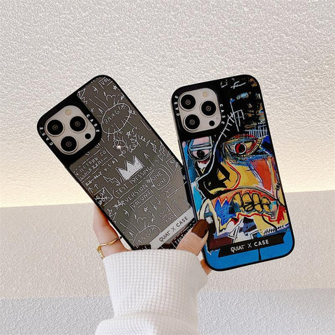 2022 New Ins Net Red Niche Personality Graffiti Line Anti-Fall Phone Case-PA00195-Veeddydropshipping