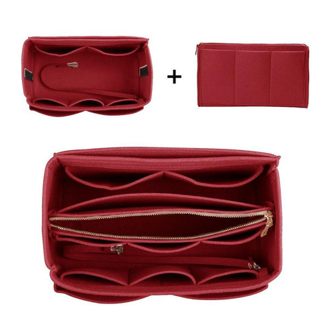 Felt Bag with zipper, Travel Inner Purse, Fit Cosmetic Bags-BS00544-Veeddydropshipping