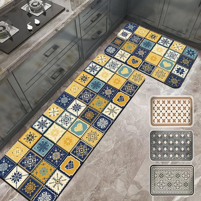 Non-slip Kitchen Carpets Rug Entrance Door Mat-HA00454-Veeddydropshipping