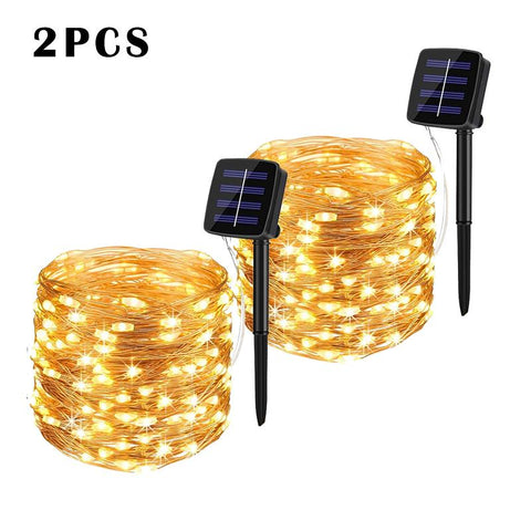 Outdoor Solar String Fairy Lights 10M 20M 30M LED Solar Lamps-TI00839-Veeddydropshipping