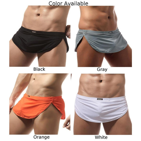 Shorts With Penis Pouch Thong Elastic Trunks Underwear-MF01486-Veeddydropshipping