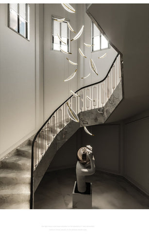 Modern Creative Leaf LED Chandelier Luxury-TI00421-Veeddydropshipping