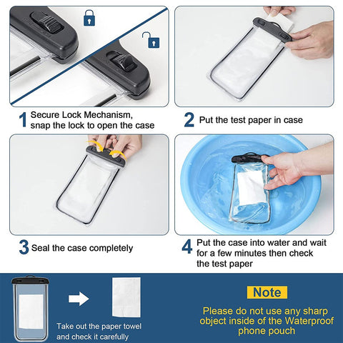 Universal Waterproof Phone Pouch for Phones Up to 7&quot; Floatable  Phone -OS00099-Veeddydropshipping