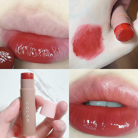 Cute Fruit Lip Balm Peach Tea Color Lip Gloss-BH00641-Veeddydropshipping