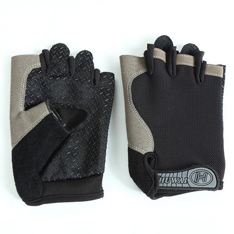 Half Finger Gloves Gym Fitness Anti-Slip Women Men Gel Pad Gloves Gym -OS01040-Veeddydropshipping