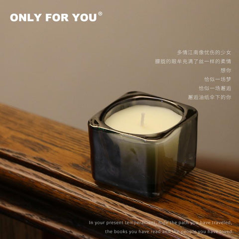 Fragrance Square Aromatherapy Candles Cup-HA00365-Veeddydropshipping