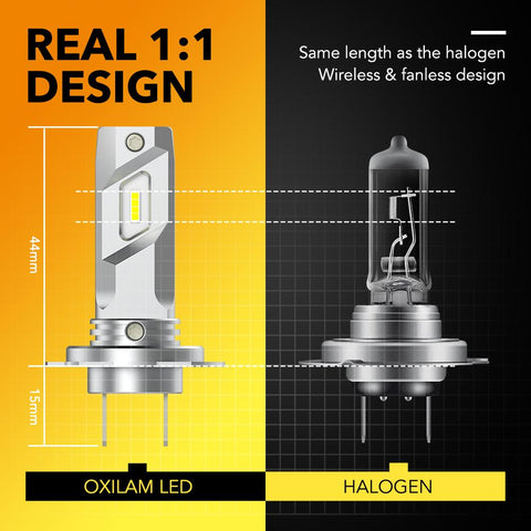 2Pcs H7 LED Headlight Fanless 2023 Car Light For VW Passat Golf 7 Polo-AM00024-Veeddydropshipping