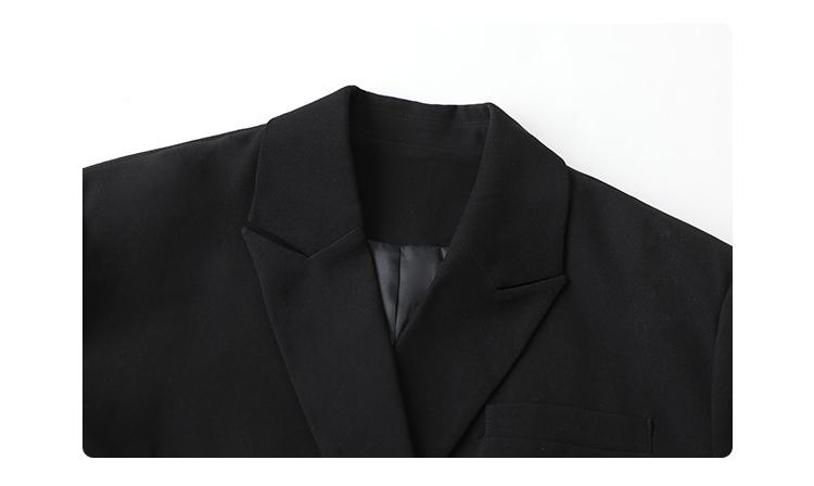 Women Blazer Design Wide Shoulder Ribbon Coat-Veeddydropshipping