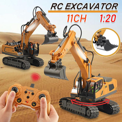 Rc Excavator Children Toys Radio Remote Control Engineering Car-AM00656-Veeddydropshipping