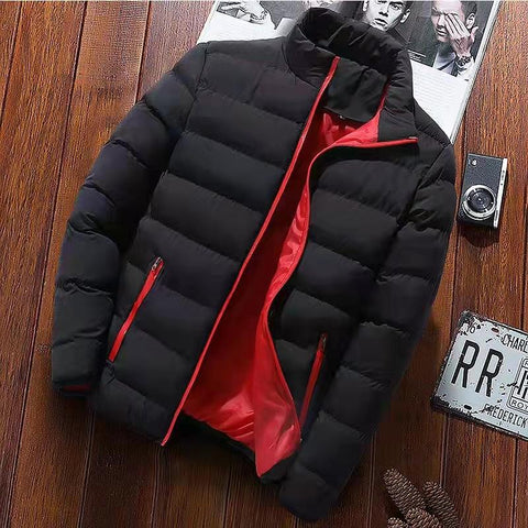 Winter Coat Cotton Coat Thickened Warm Parker Solid-Veeddydropshipping