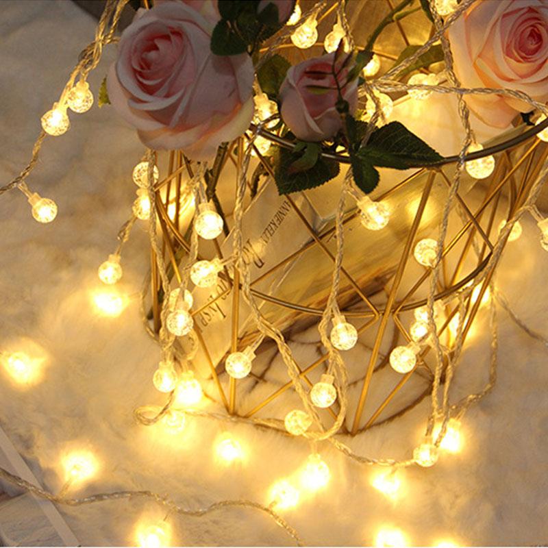 40 LED 6m Crystal Ball Battery USB Lights Outdoor IP44 Waterproof String-TI00913-Veeddydropshipping
