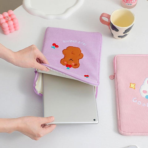 Tablet Inner Case Bag for Ipad Plush Sleeve Pouch for Macbook-BS00476-Veeddydropshipping