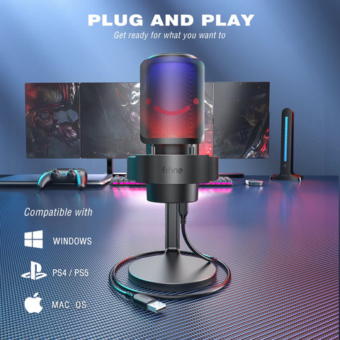 USB Microphone for Recording and Streaming on PC and Mac,Headphone -CE01035-Veeddydropshipping