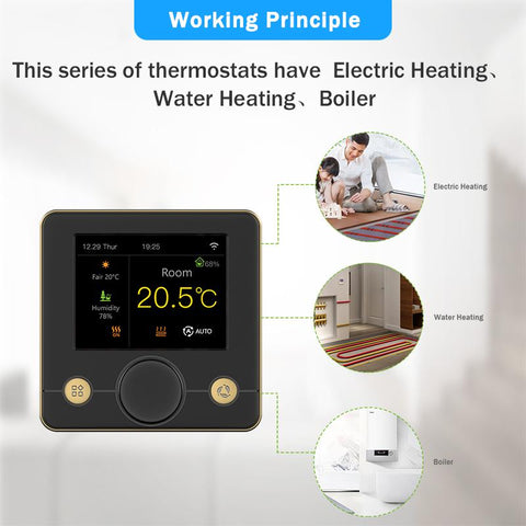 Tuya Smart Wifi Thermostat Electric Floor Heating Water Gas Boiler Termostato-TI01115-Veeddydropshipping