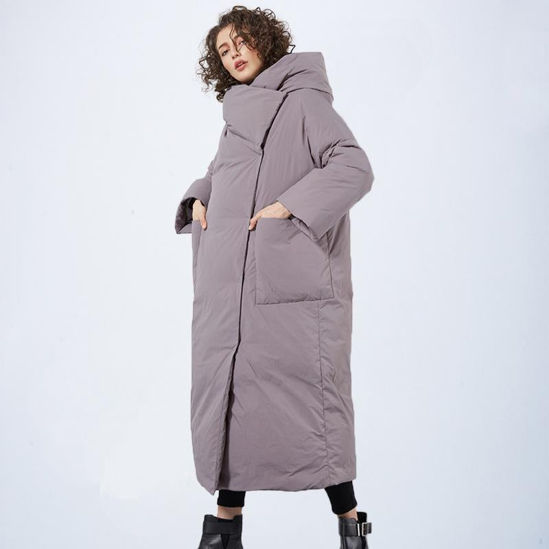 Winter Womens Oversized Hooded Parkas Coats-Veeddydropshipping
