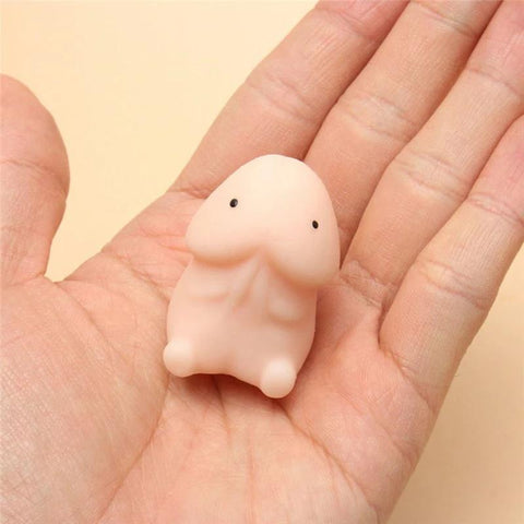 2PCS Funny Penis Shape Slow Rebound PU Decompression Toy Slow-TB01506-Veeddydropshipping