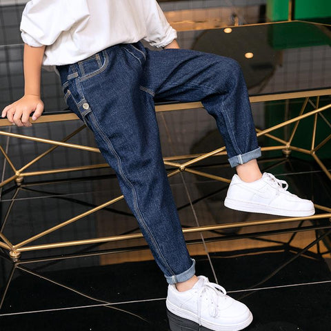 Boys Casual Jeans Spring Autumn Denim Pants 2023 New Fashion-TB01297-Veeddydropshipping