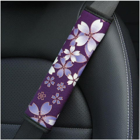 Blossoms Car Seat Belt Case for Car Shoulder Pad Protection-AM01439-Veeddydropshipping